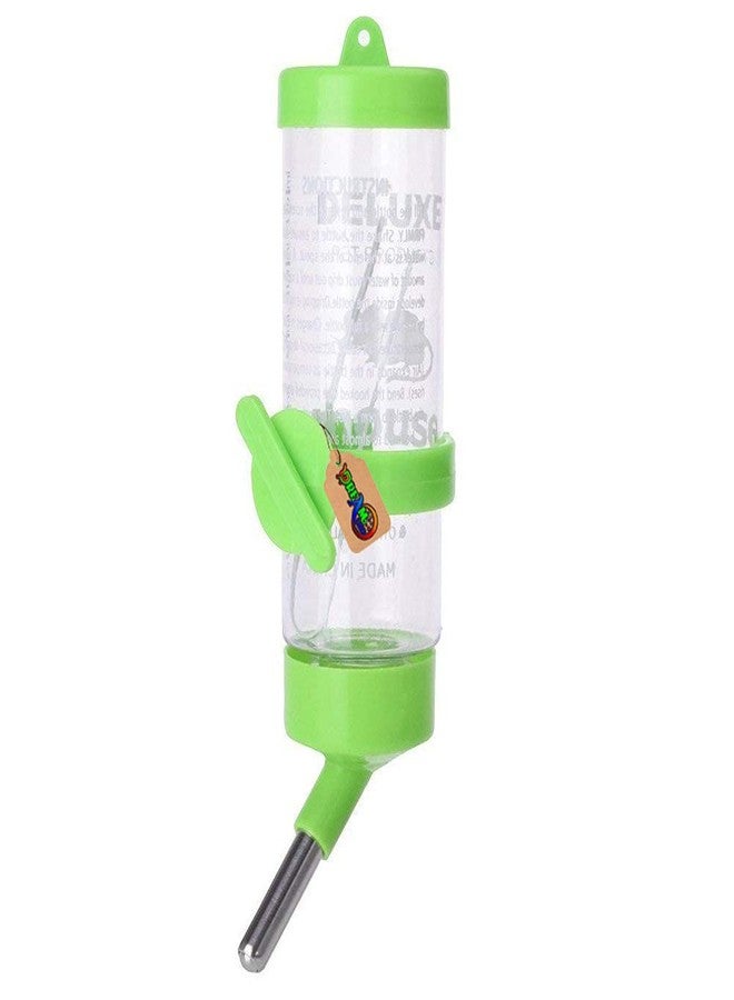DreamAuro Leak Proof Cage Attachment Water Bottle Cum Feeder for Hamster, Guinea Pig, Rabbit, Puppy, Cat, Kitten, Dwarf, Gerbil, Mice and Ferret (125 ml, Green) - Image 2